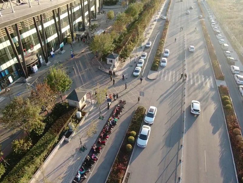 一公司承德高新區高鐵商圈崔梨溝段項目綠化工程竣工驗收