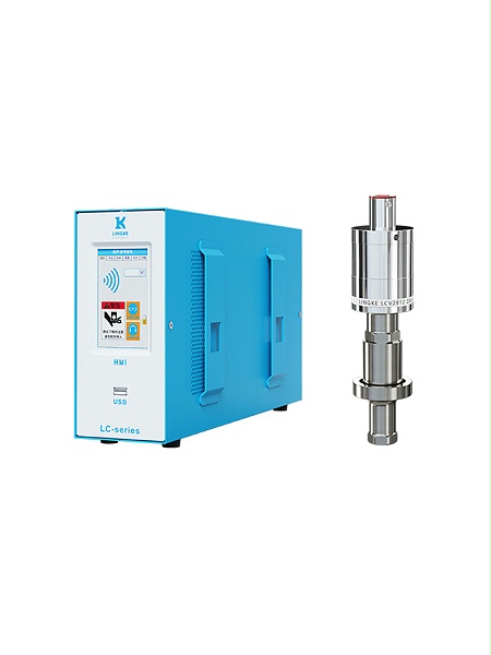 28kHz-1200W 數(shù)字 靈科超聲波發(fā)生器+超聲波換能器 夾持款