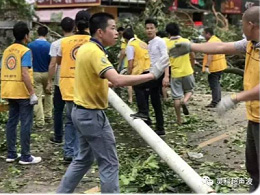 “天鴿”風(fēng)災(zāi)無情，靈科小伙伴有愛