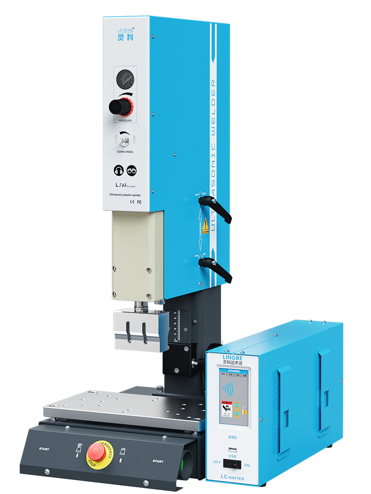 靈科超聲波塑料焊接機 40kHz-1200W L745 Standard 數字