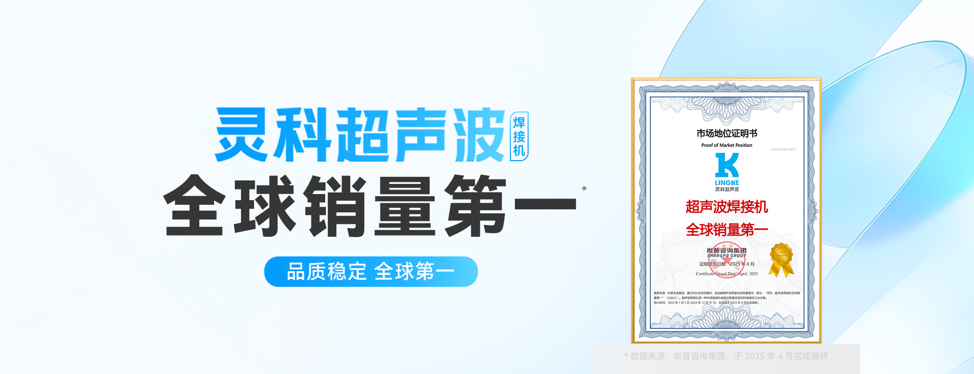 靈科超聲波全球銷量第一