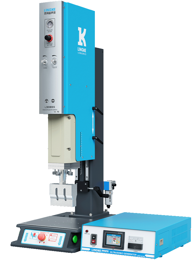 靈科超聲波塑料焊接機 方立柱 20kHz-2000/2600/3200W L3000 ES 模擬